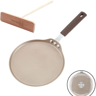 Chefmade Crepe Pan with Bamboo Scraper