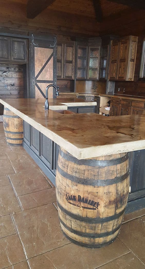 Old Whiskey Barrels