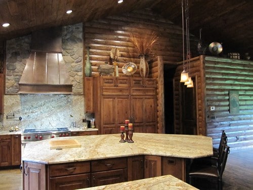 Stacked Log Walls