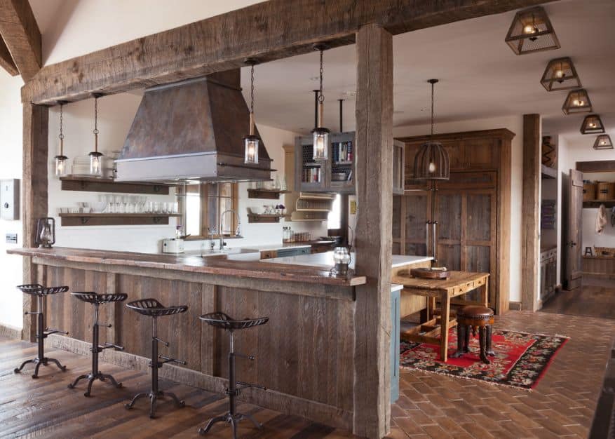 Faux Brick Stone Floor