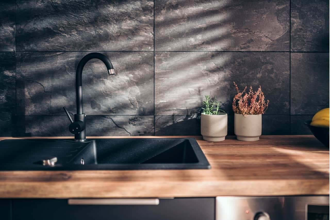 Black Kitchen Sink