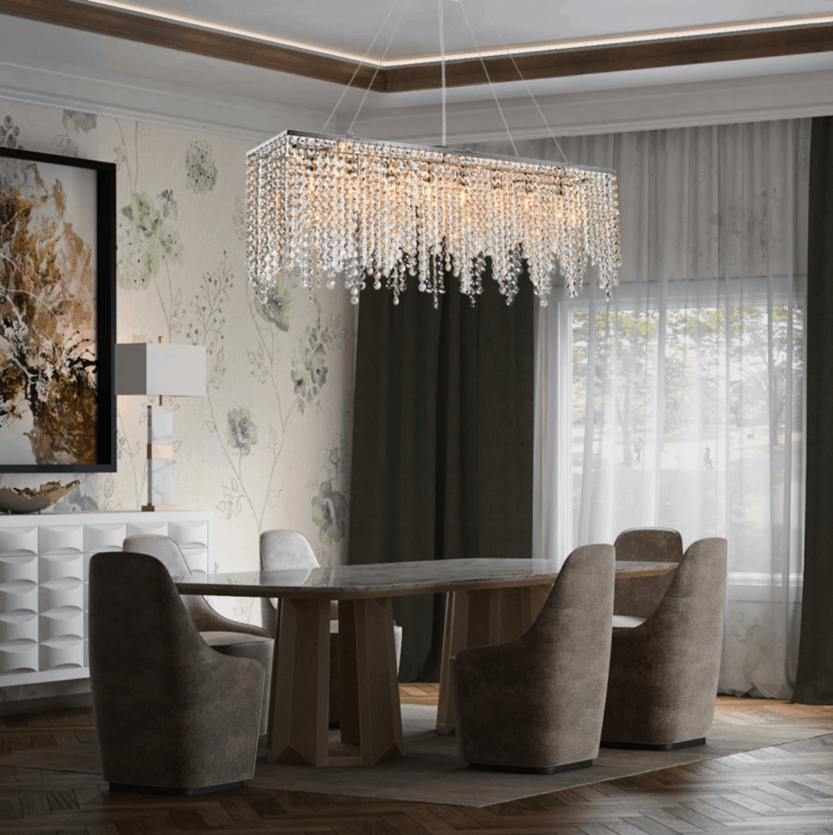 Raindrop Crystal Chandelier