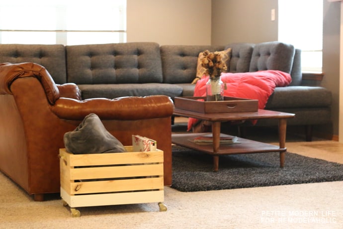 DIY Crate Storage