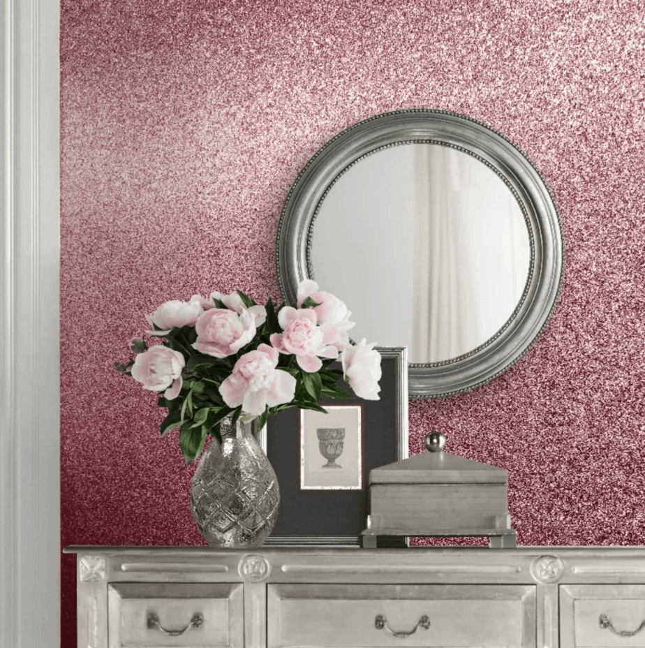 Pink Glitter Wallpaper