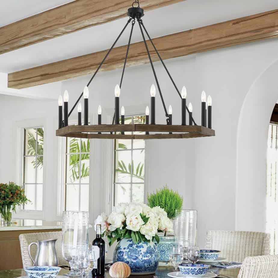 Candle Style Wagon Wheel