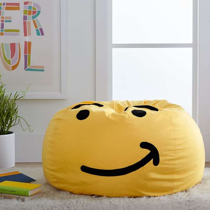 emoji bean bag chair