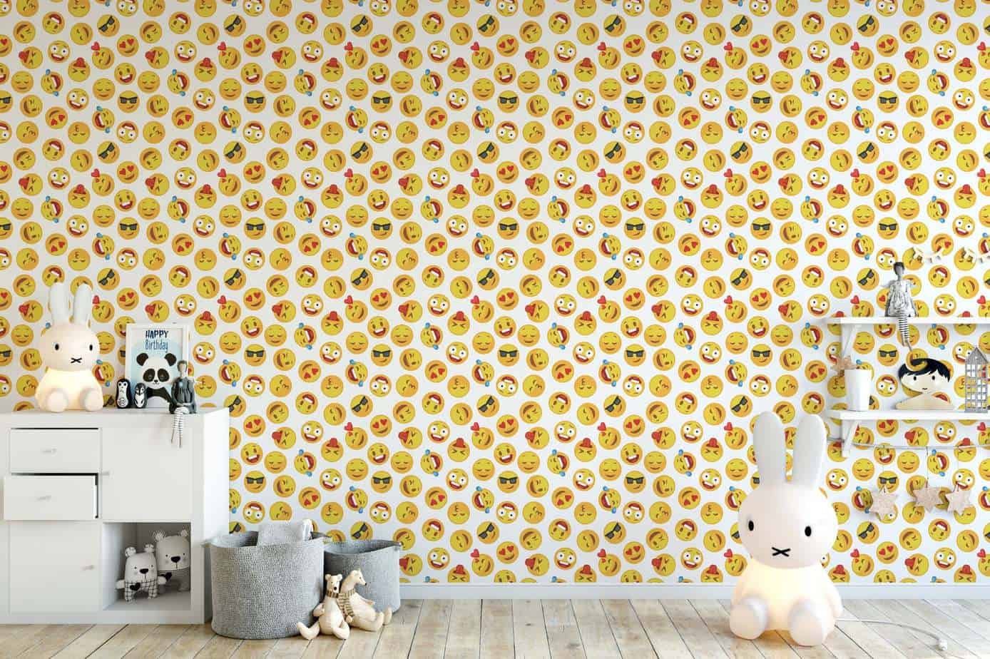 Emoji Peel and Stick Wallpaper