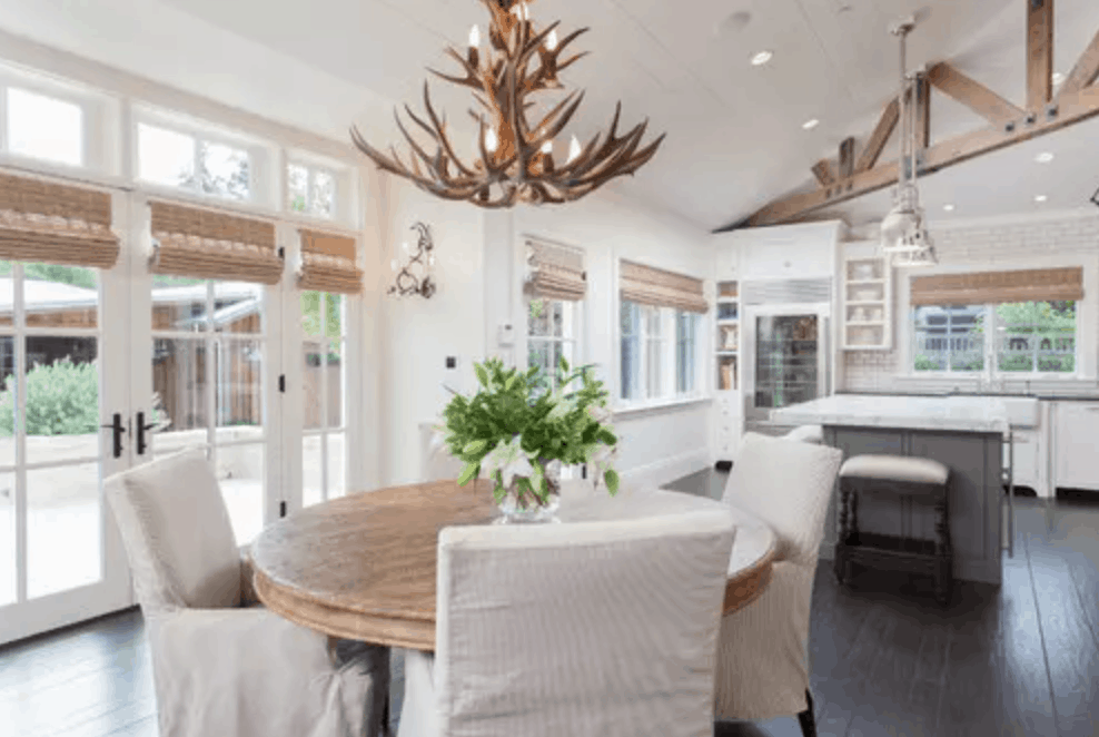 Rustic Deer Antler Chandelier