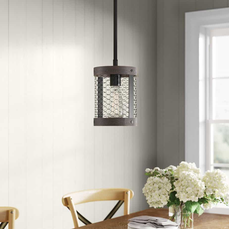 Chicken Wire Chandelier