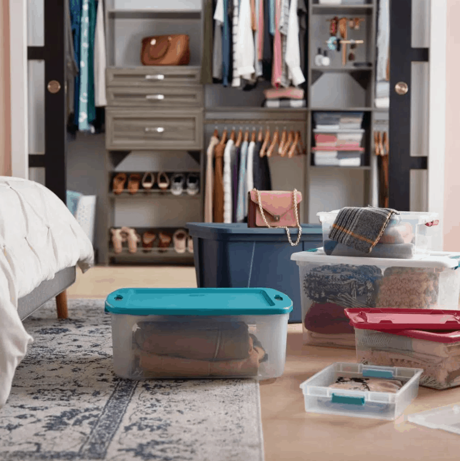 Clear Storage Tote