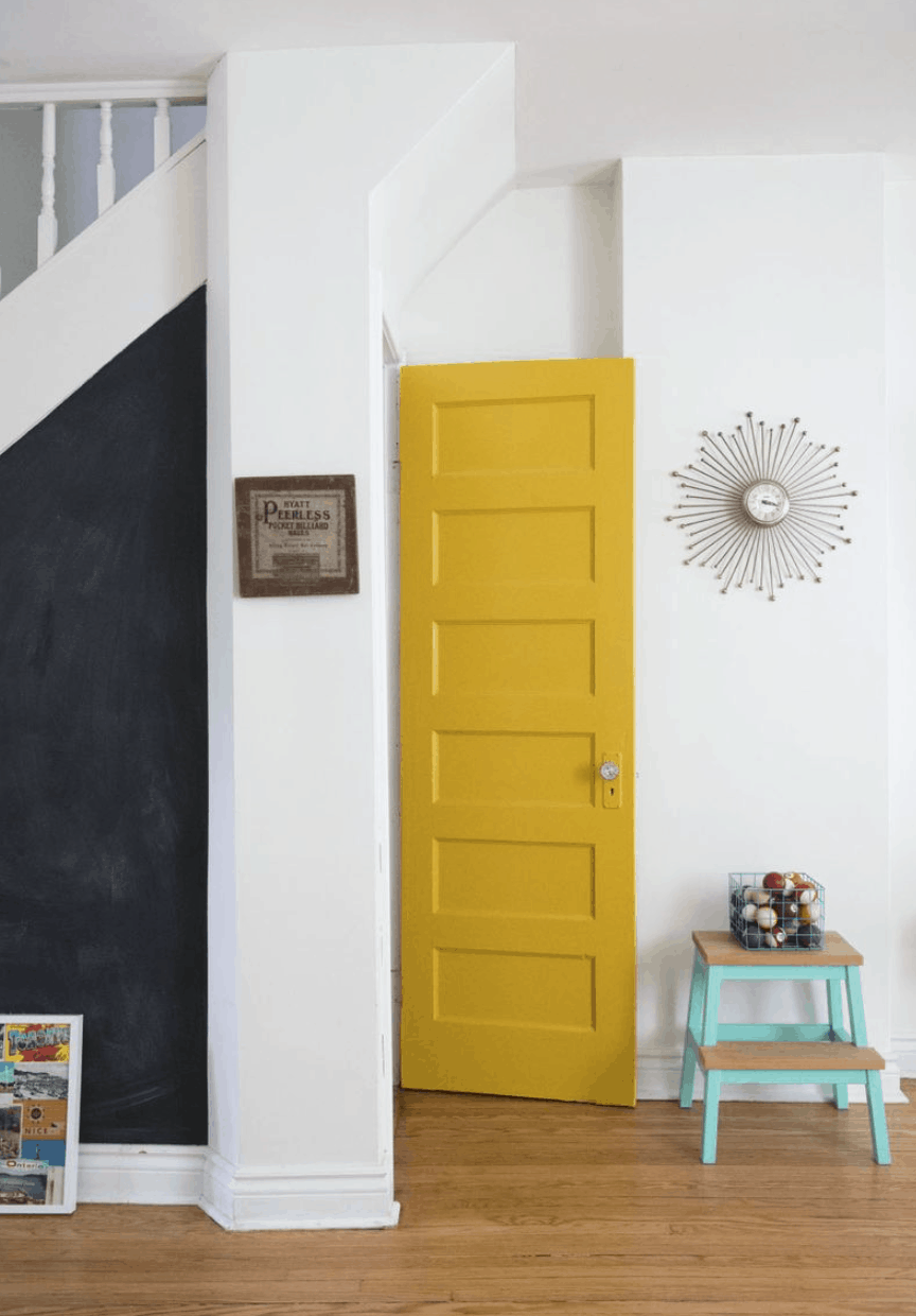 yellow door