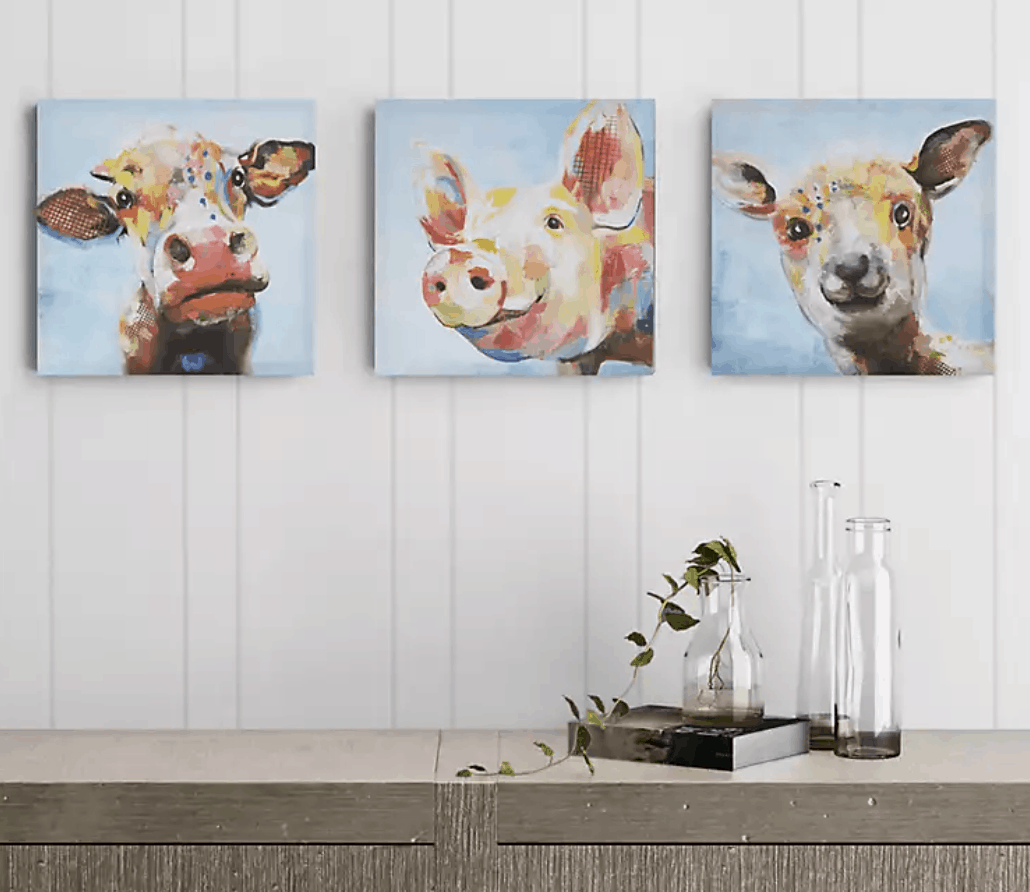 farm animal prints
