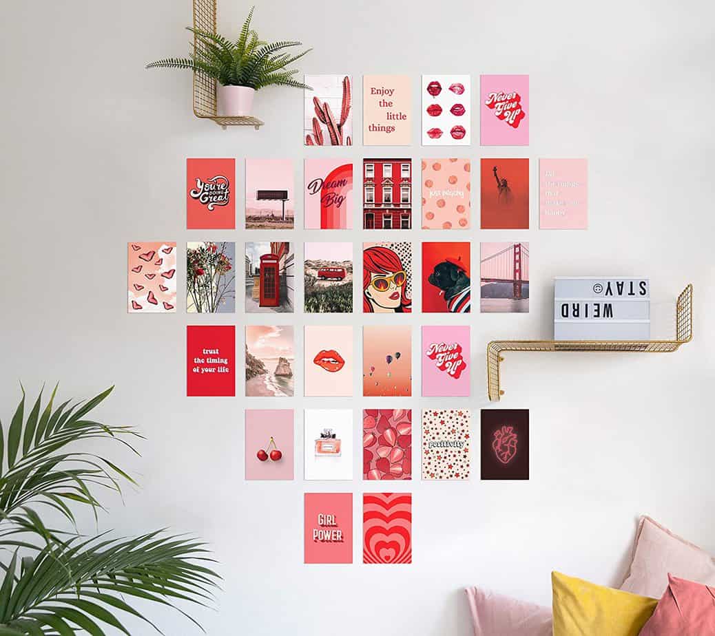 Red Aesthetic Collage