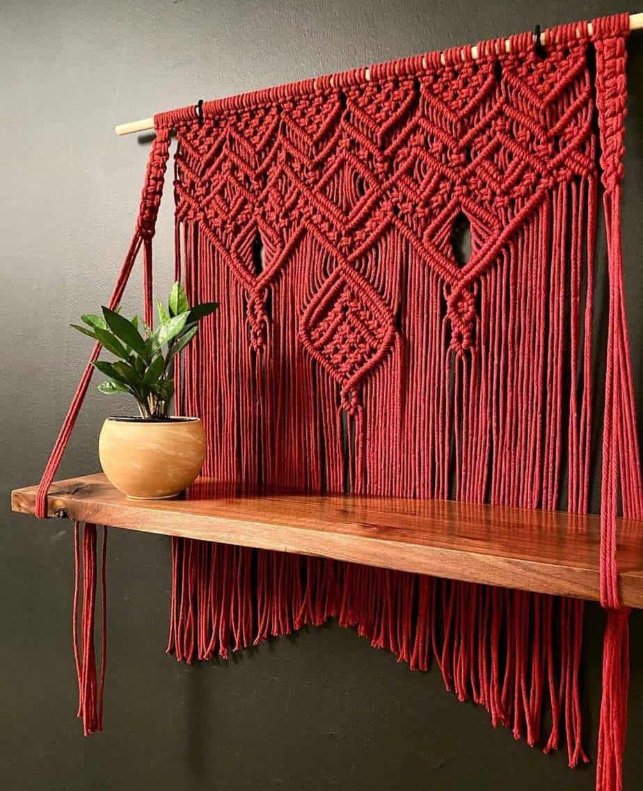 Macrame Shelf