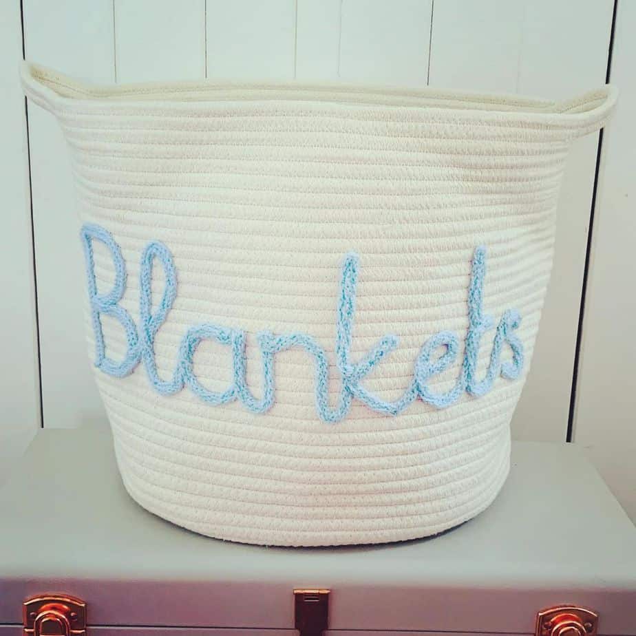 Embroidered Basket