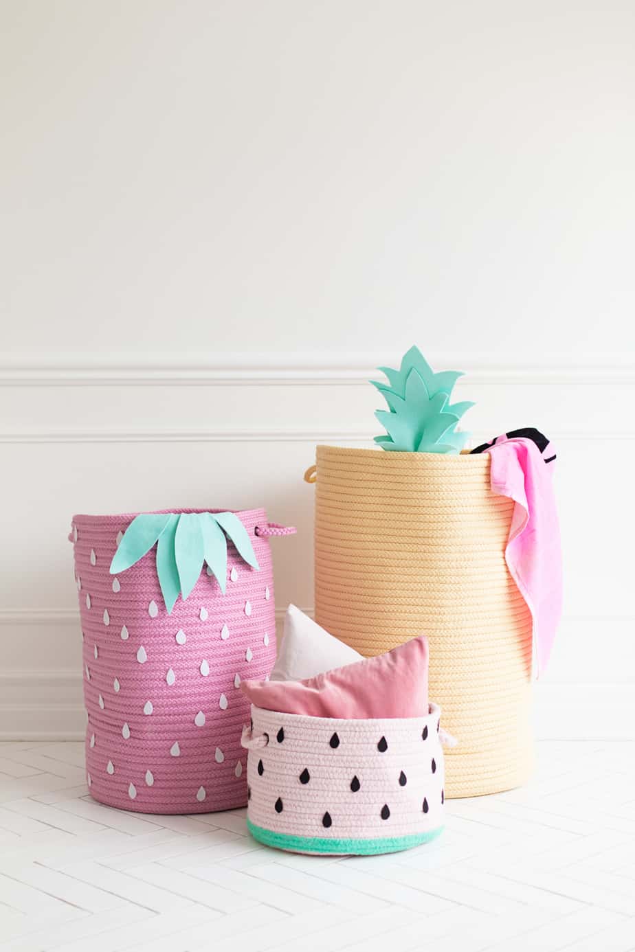 fruit inspired baskets