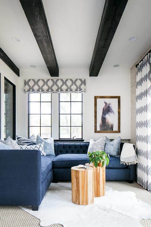 dark wood beam