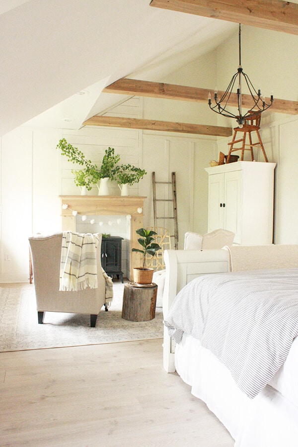 faux wood beams
