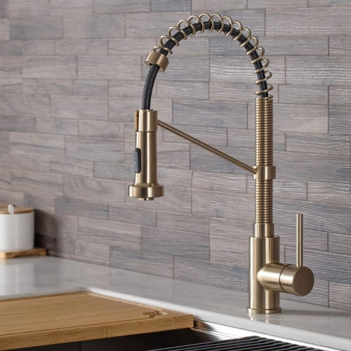 Kraus Bolden 18-Inch Single Handle Pull-Down Kitchen Faucet