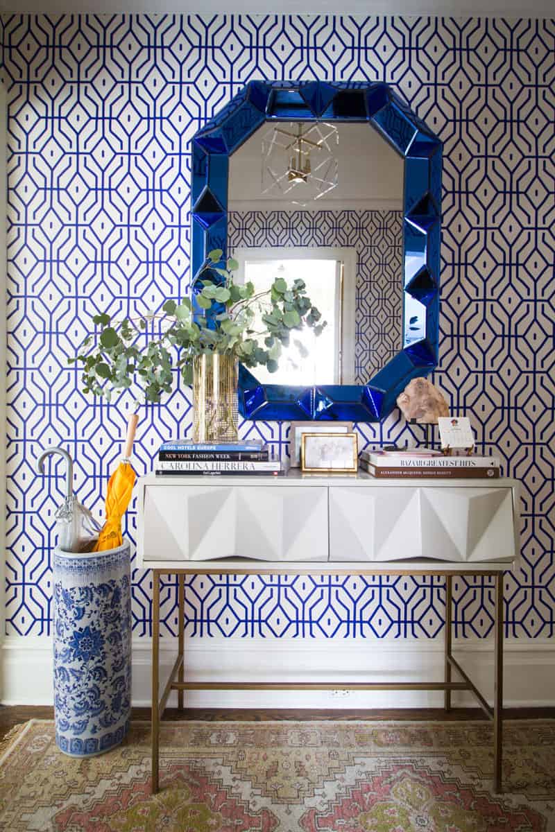 Blue Jewel Mirror