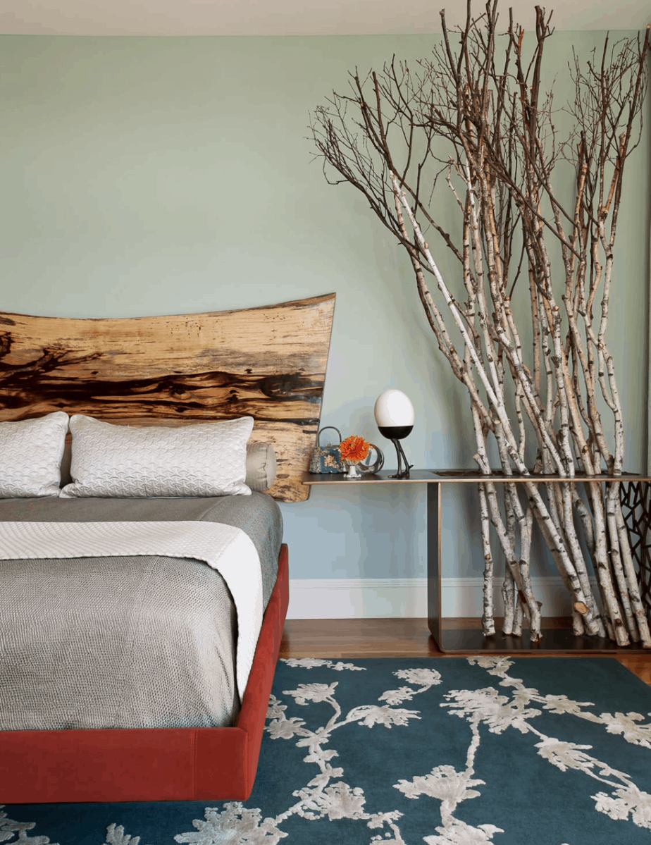 plank headboard