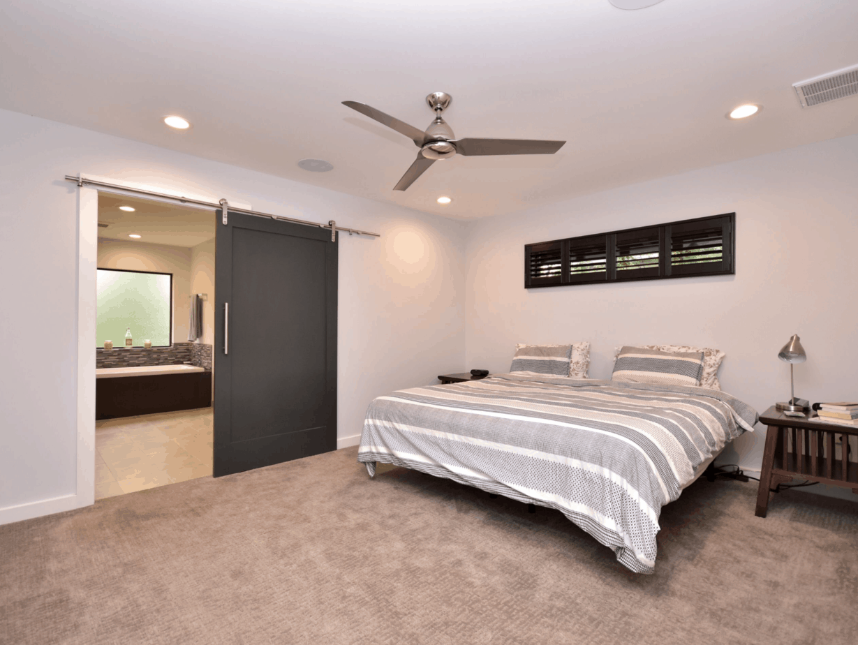 gray barn doors