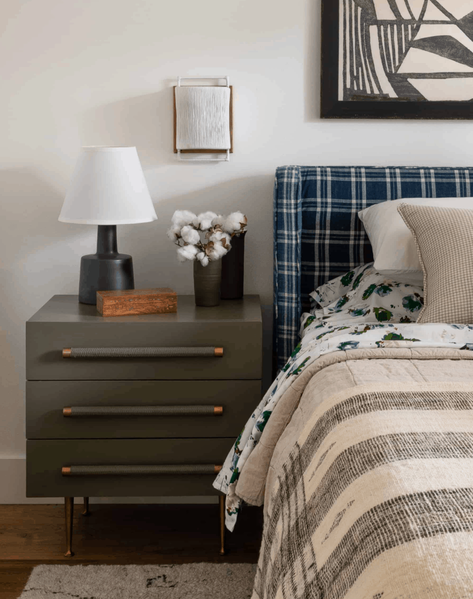 Gray Side Table