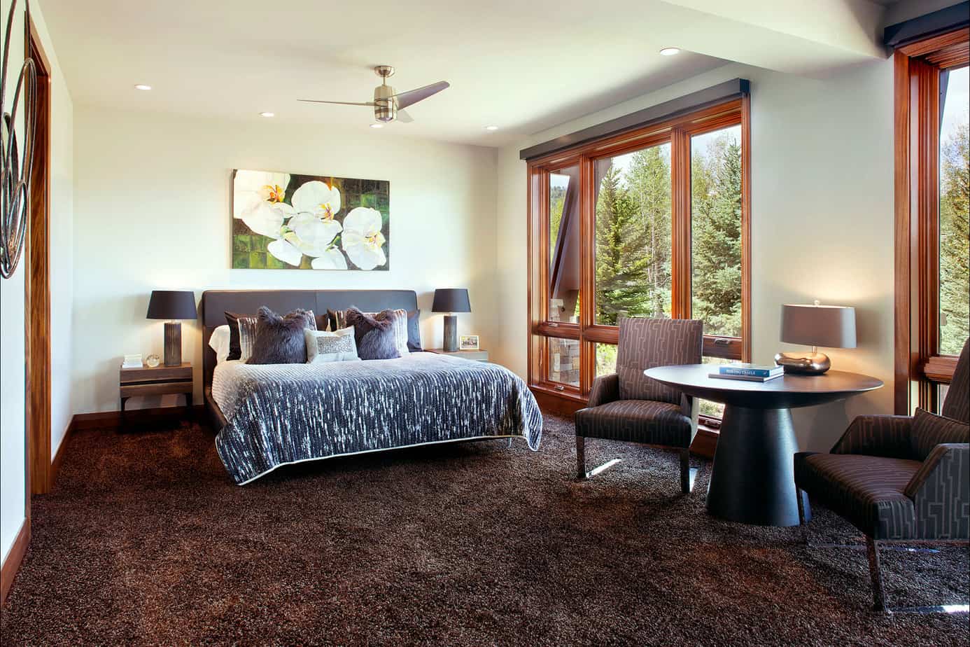 brown carpeting