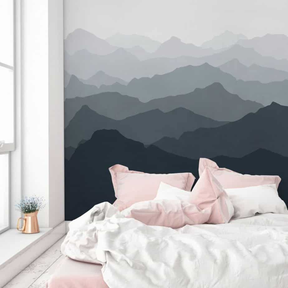 mountain mural