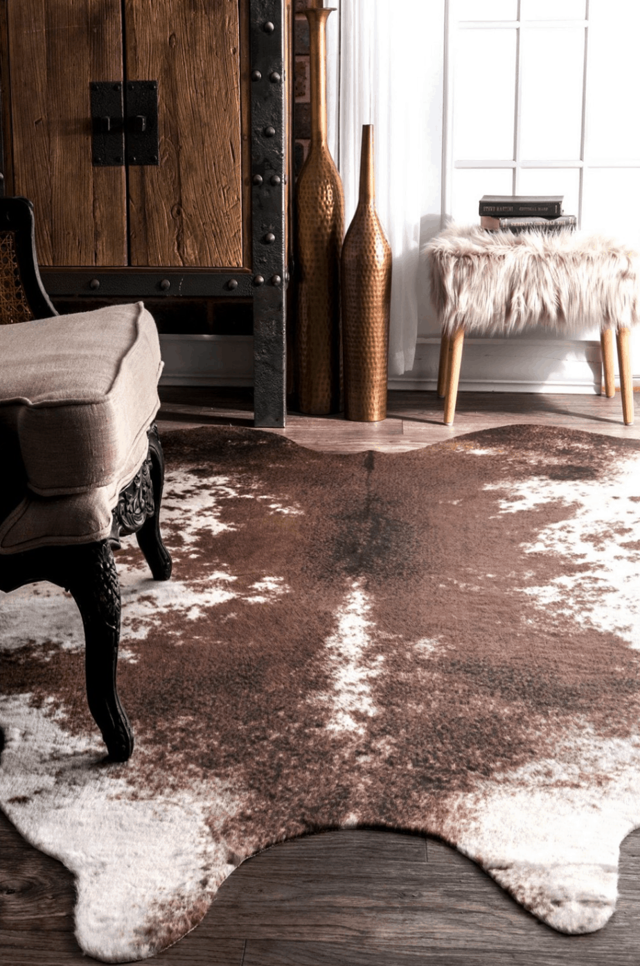 cow hide rug