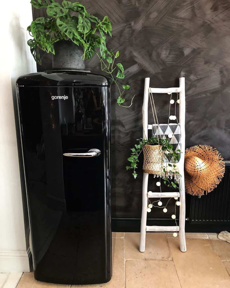 Black Retro Fridge