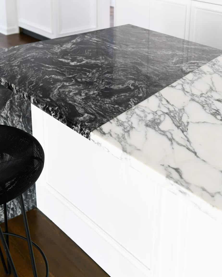 Black White Marble Combination