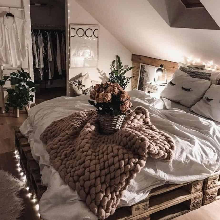 chunky knit blanket