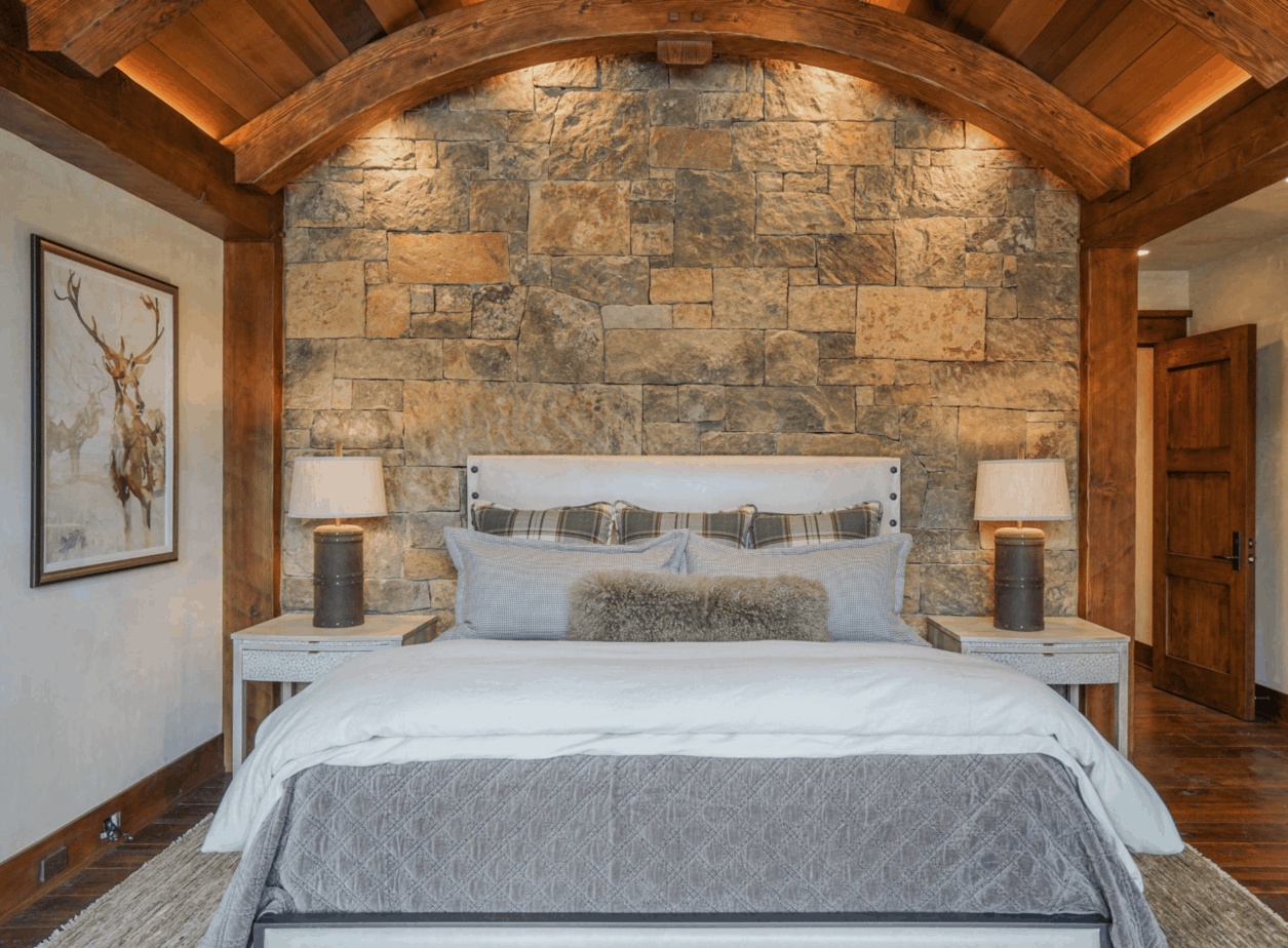 stone accent wall