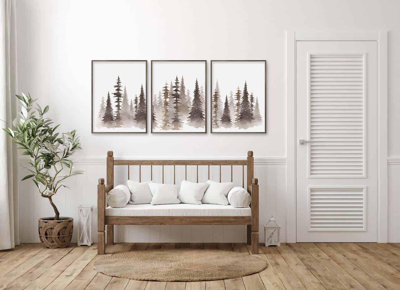 pine tree prints