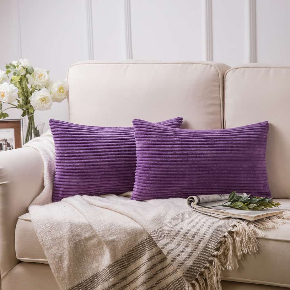 corduroy accent pillows