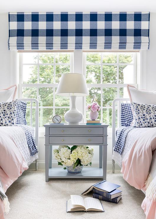 blue plaid