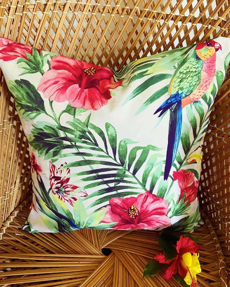 junge print accent pillows