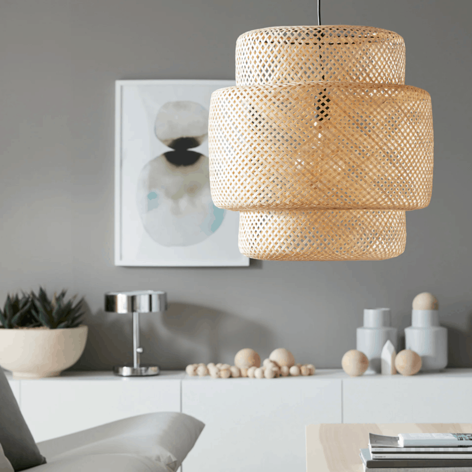 bamboo pendant light