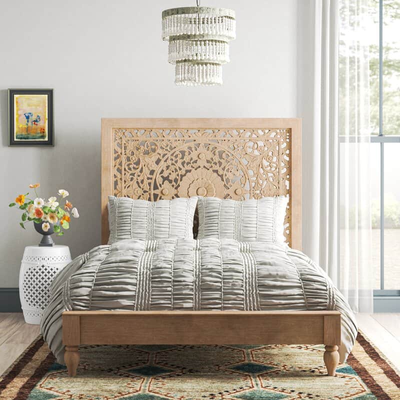 detailed bed frame