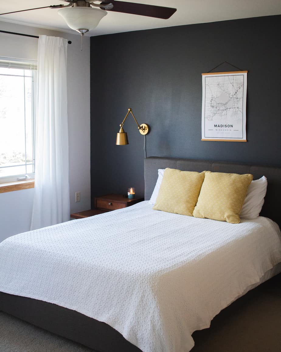 Dark Gray Accent Wall
