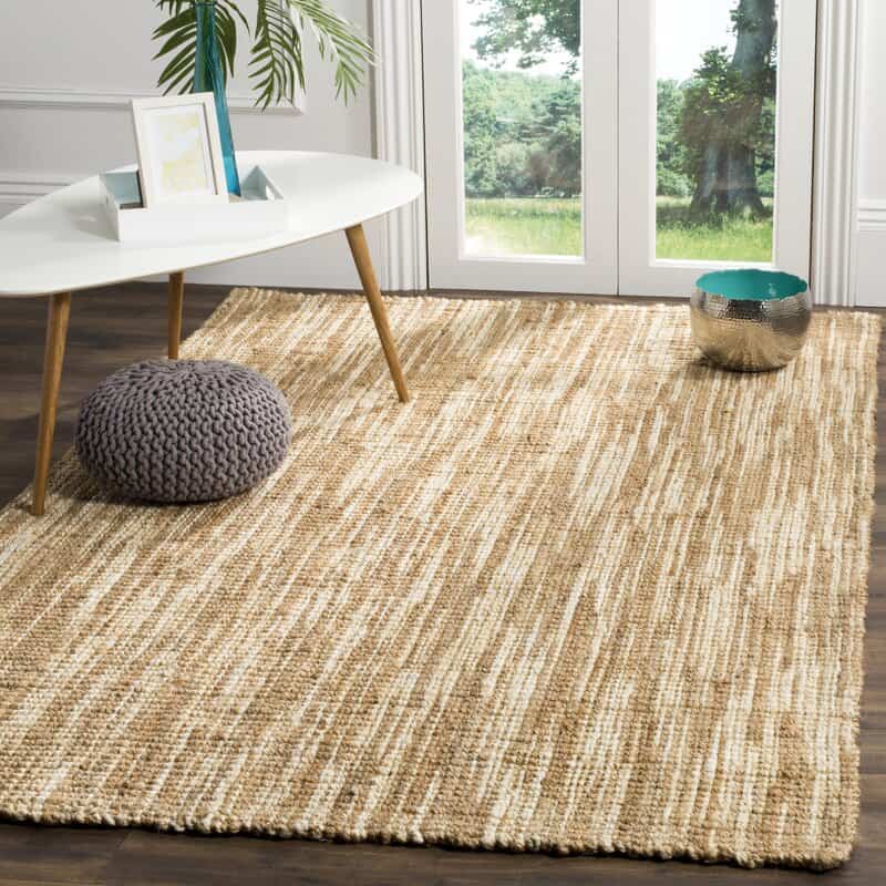 hand knotted area rug
