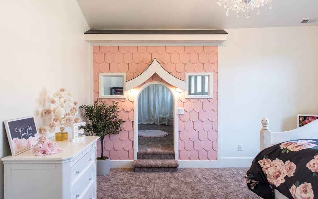 Pink Playhouse Wall