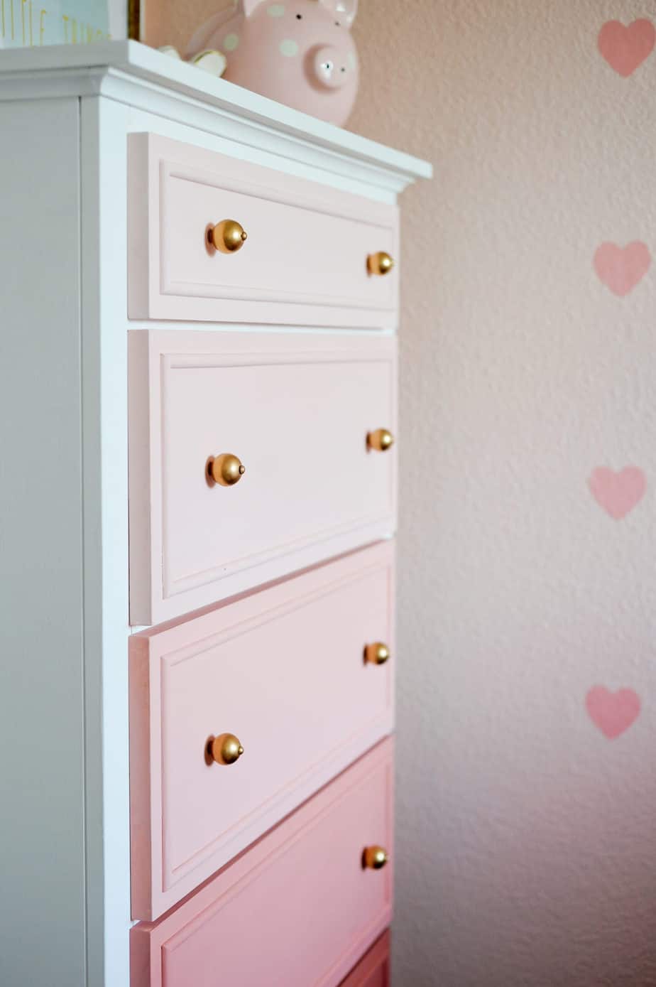 DIY Ombre Dresser