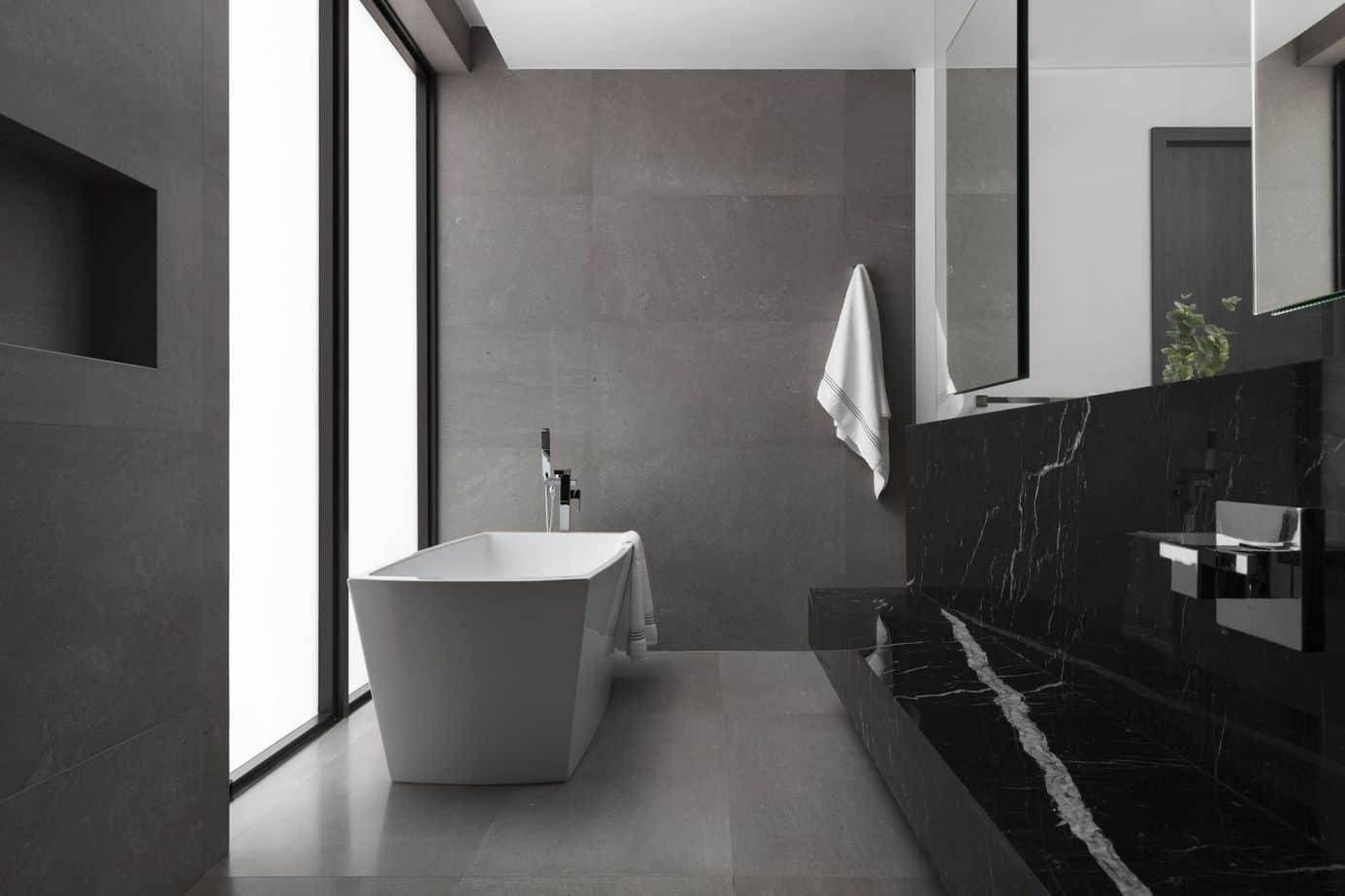 black and gray