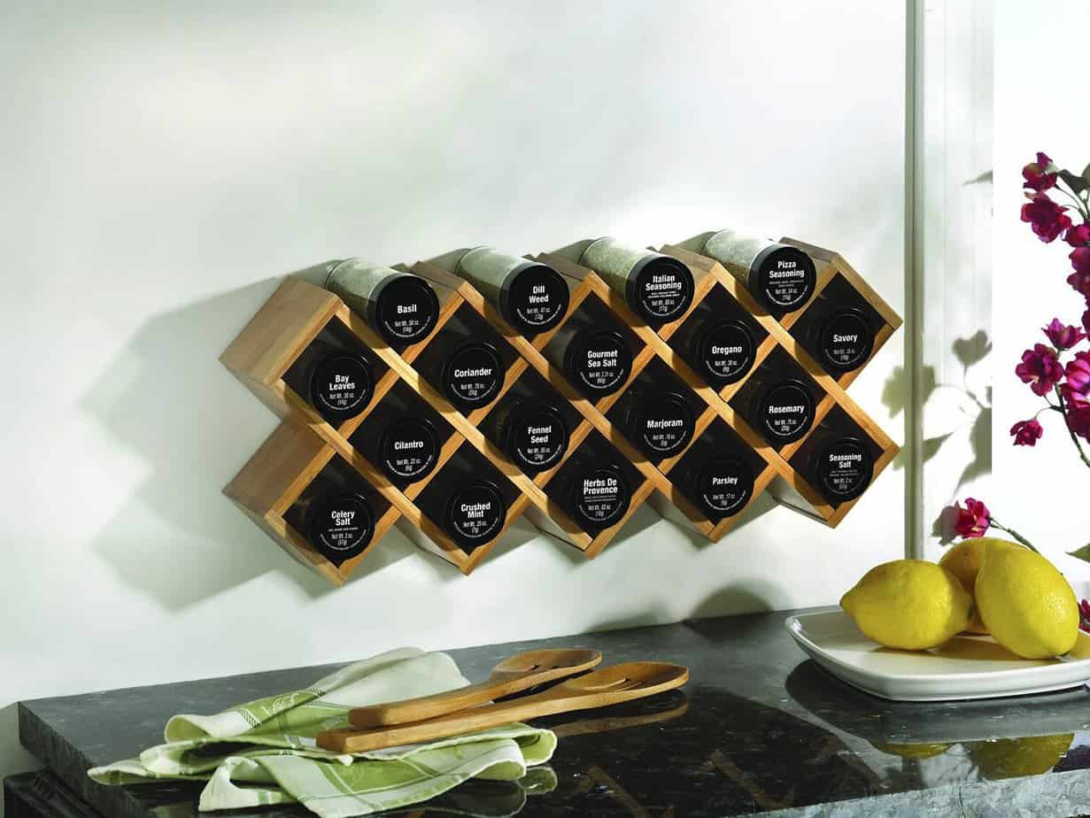 criss cross spice rack
