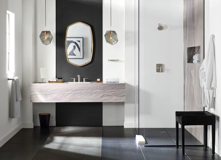 uniquely shaped mirror