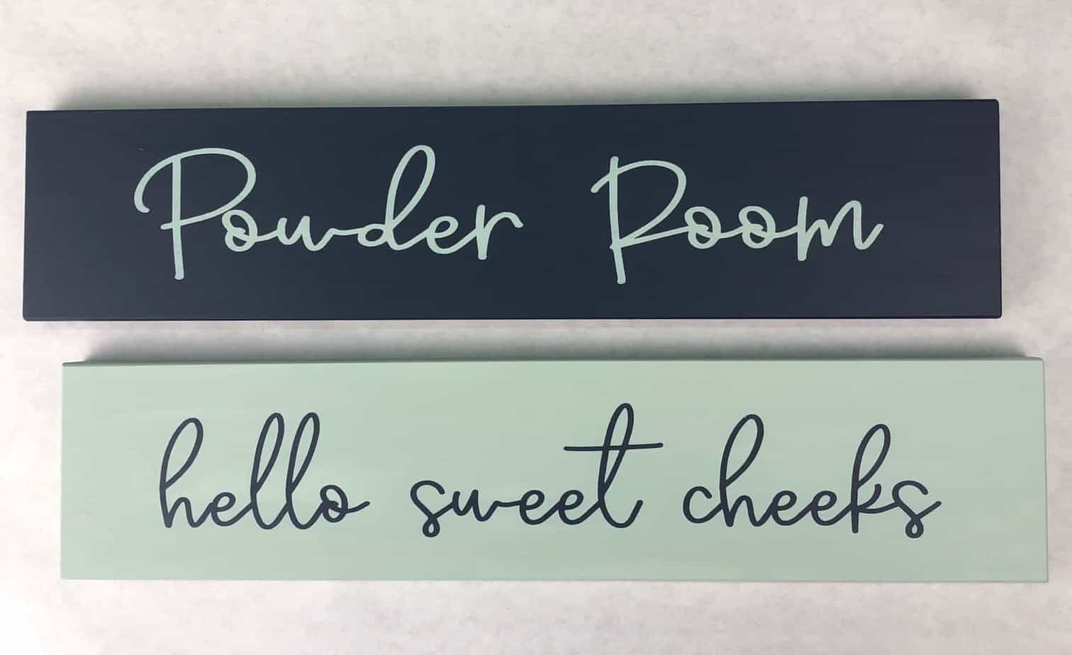 DIY painted sign