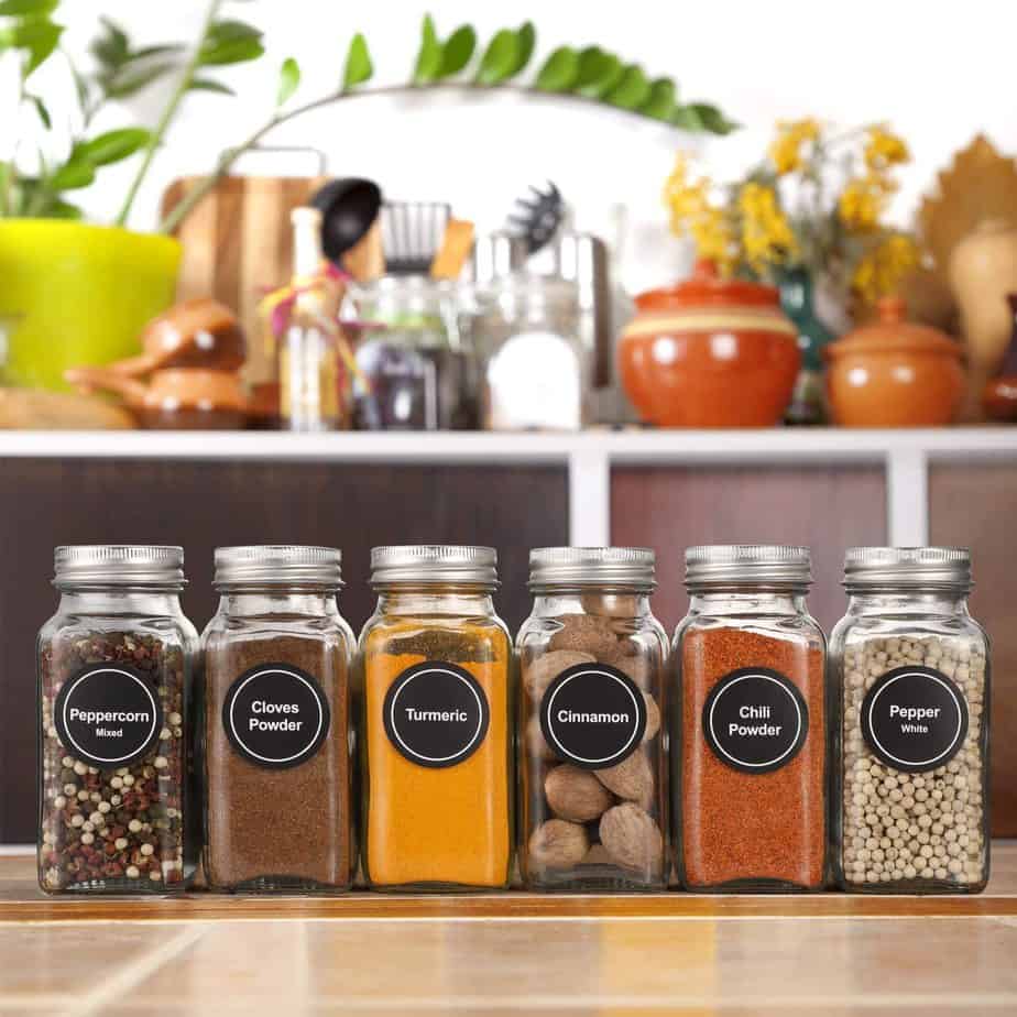 Glass Spice Jars