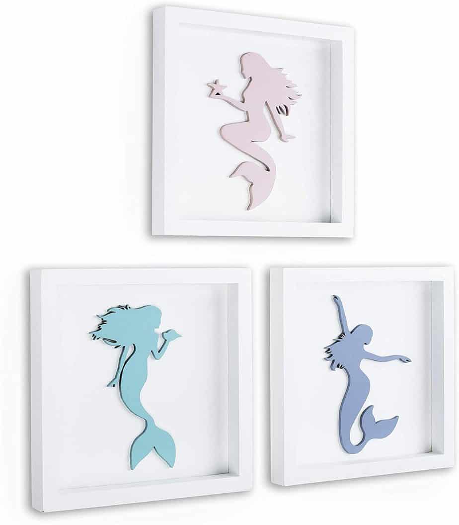 Mermaid silhouettes